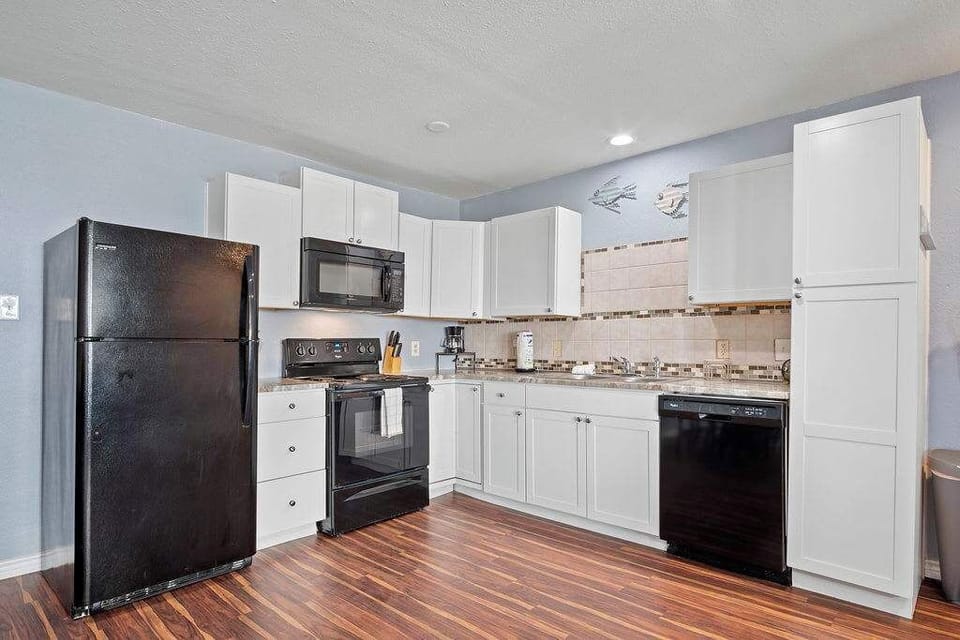 Fully stocked kitchen