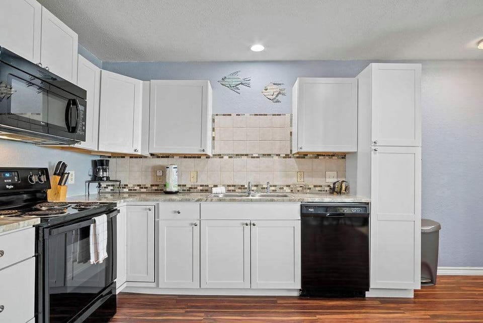 Fully stocked kitchen