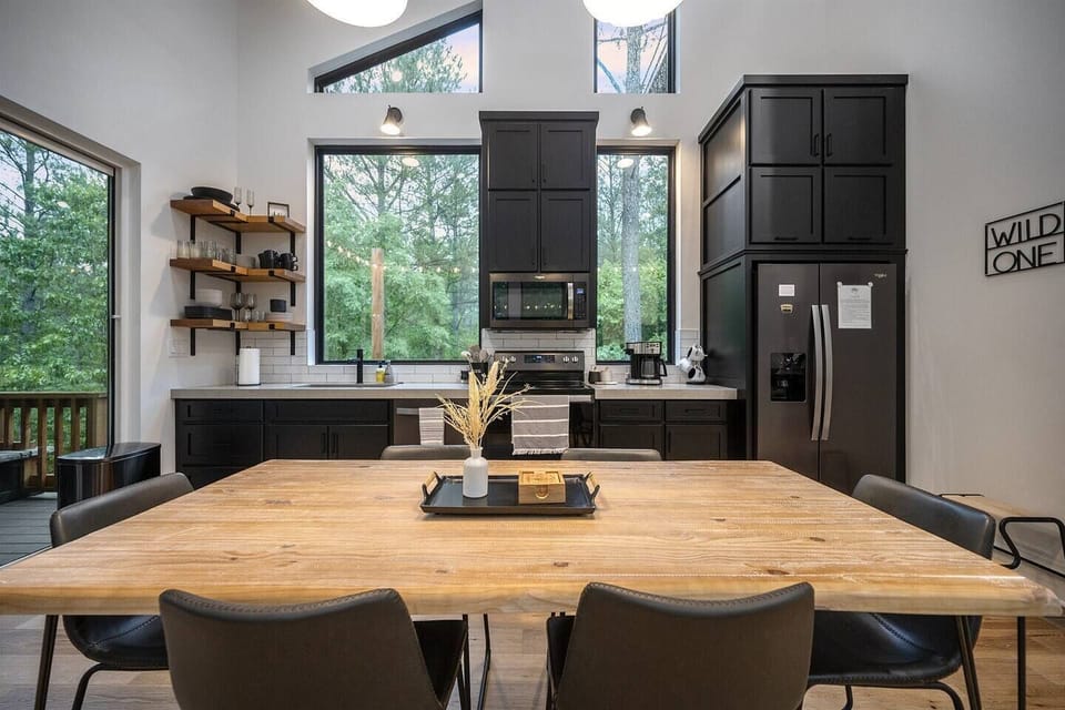 Custom windows in kitchen