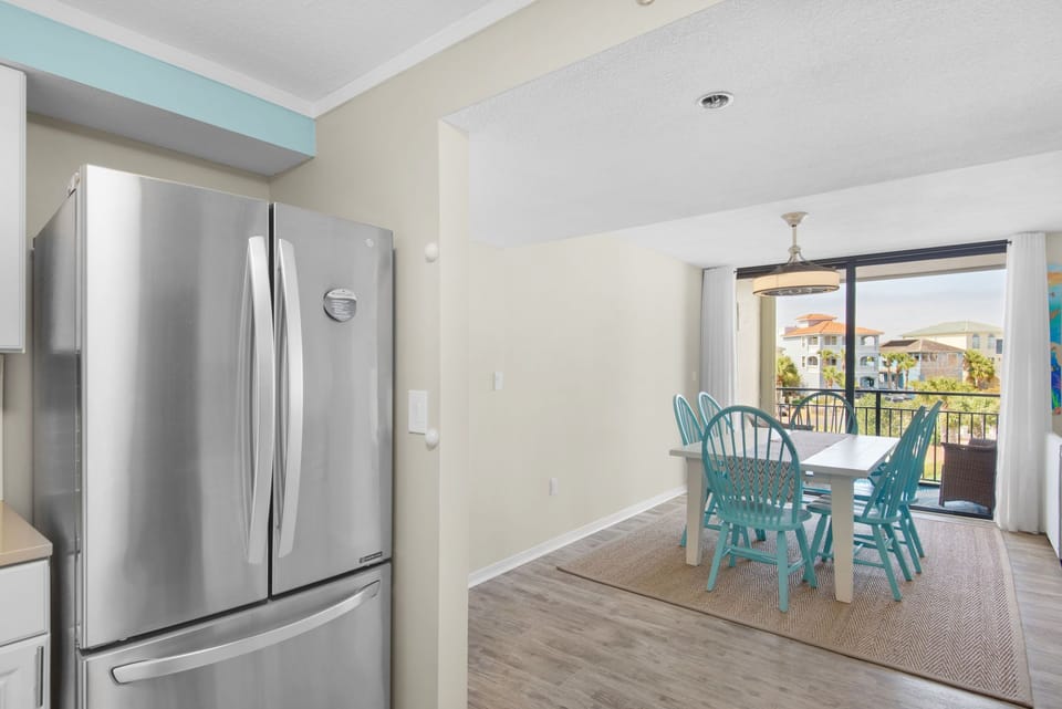 Kitchen to dining view