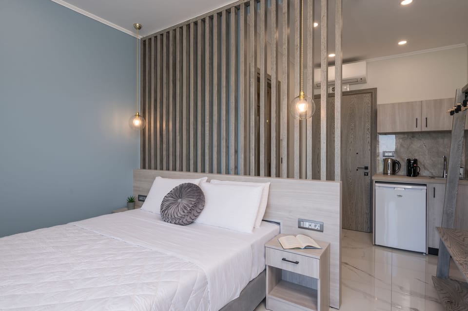 Panoramic Double Room | Premium bedding, memory foam beds, desk, soundproofing