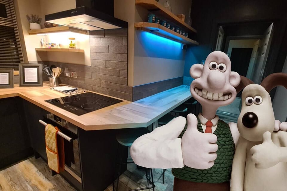 Wallace and Gromit were literally created/live 100 metres away over the river