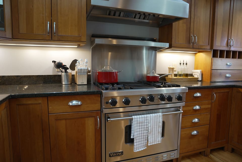 Viking stove kitchen