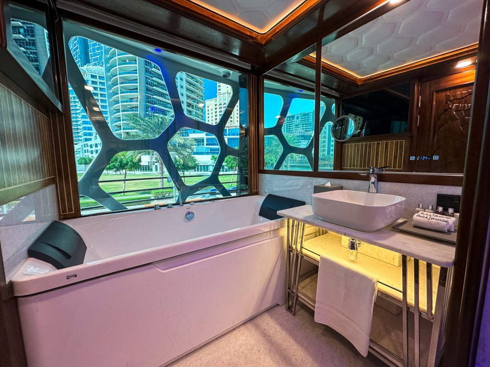 Royal Suite, Balcony, Sea View | Bathroom | Free toiletries, hair dryer, bathrobes, slippers