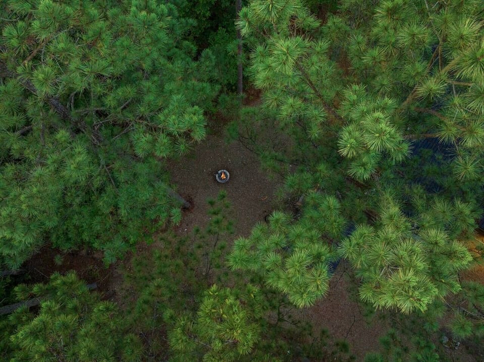 Aerial Fire pit View