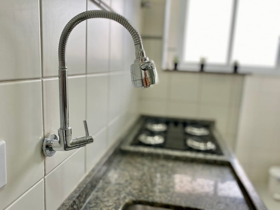 Basic Apartment | Private kitchen | Fridge, oven, blender, cookware/dishes/utensils