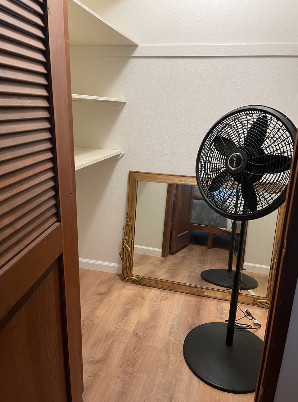 Fan in all closets 