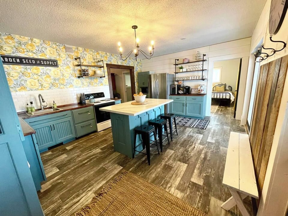 Fully equipped kitchen make cooking and gathering easy for groups of any size.