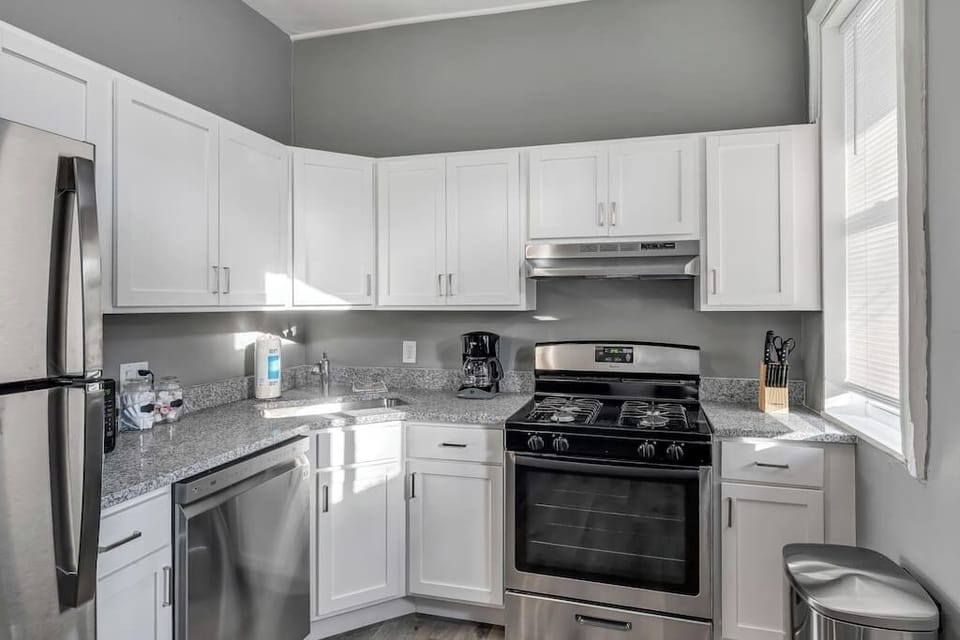 Fully stocked kitchen