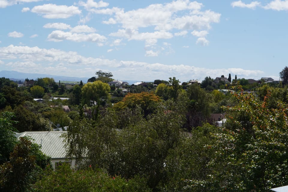 View from dining area.