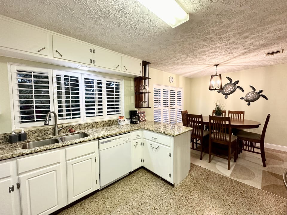 Kitchen and dining area