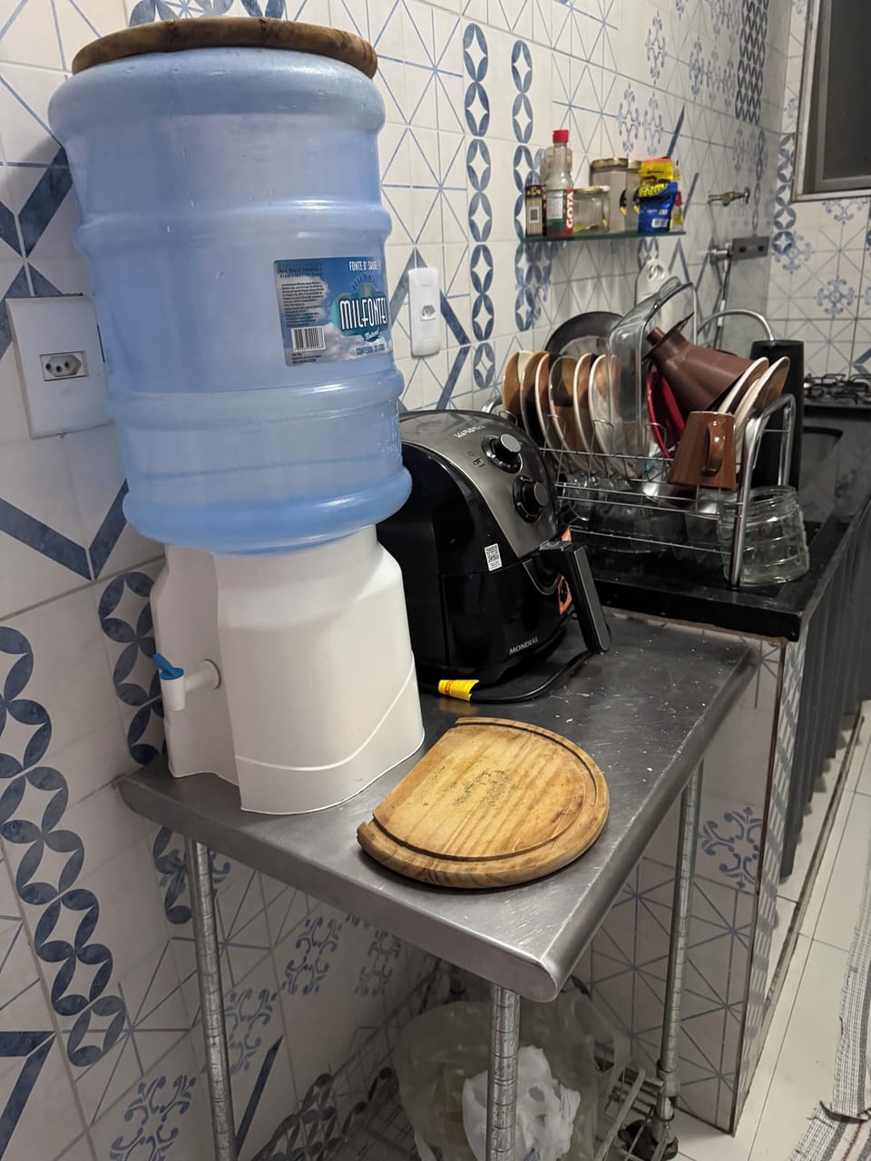 Fridge, oven, blender, griddle