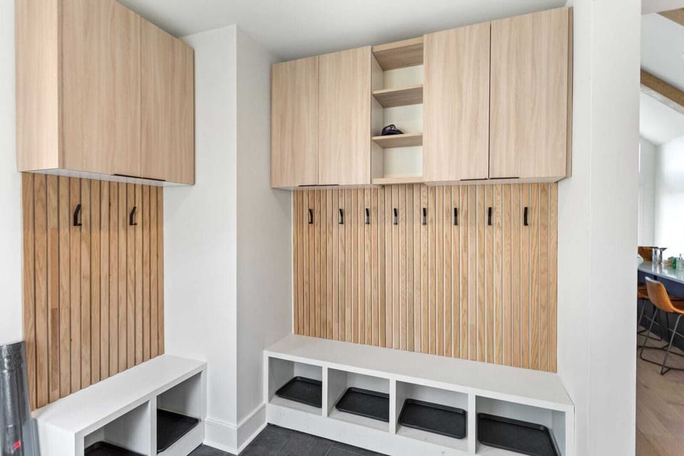 Mud Room with Storage for All Your Winter Gear