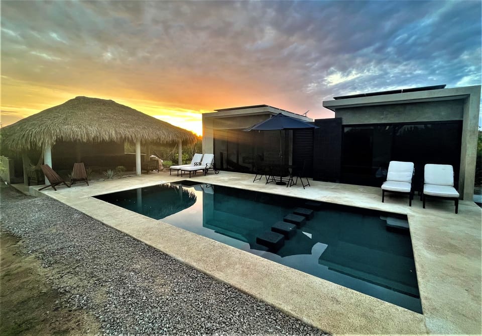 Two Studio Poolside Casitas and Palapa