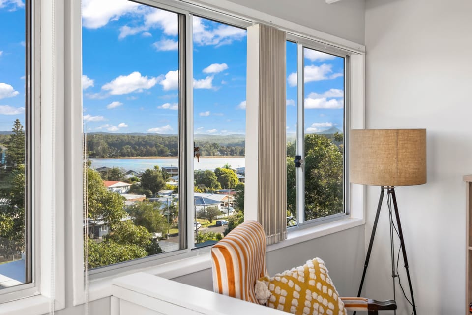 View from upstairs lounge