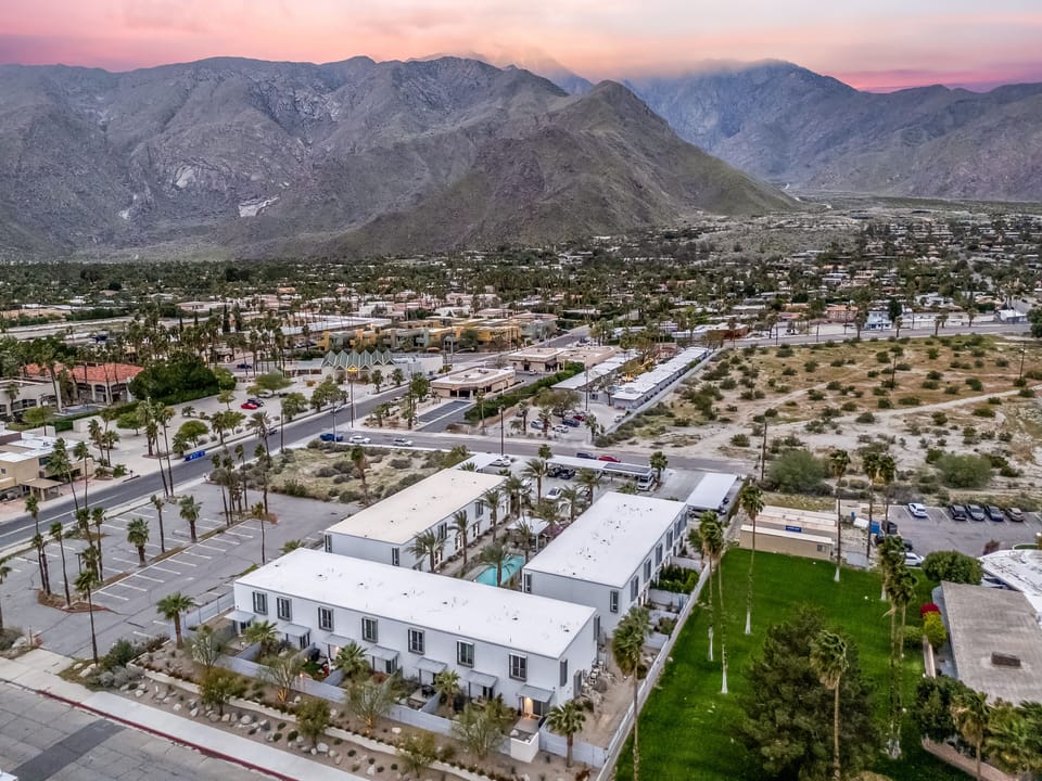 Just outside downtown Palm Springs.
