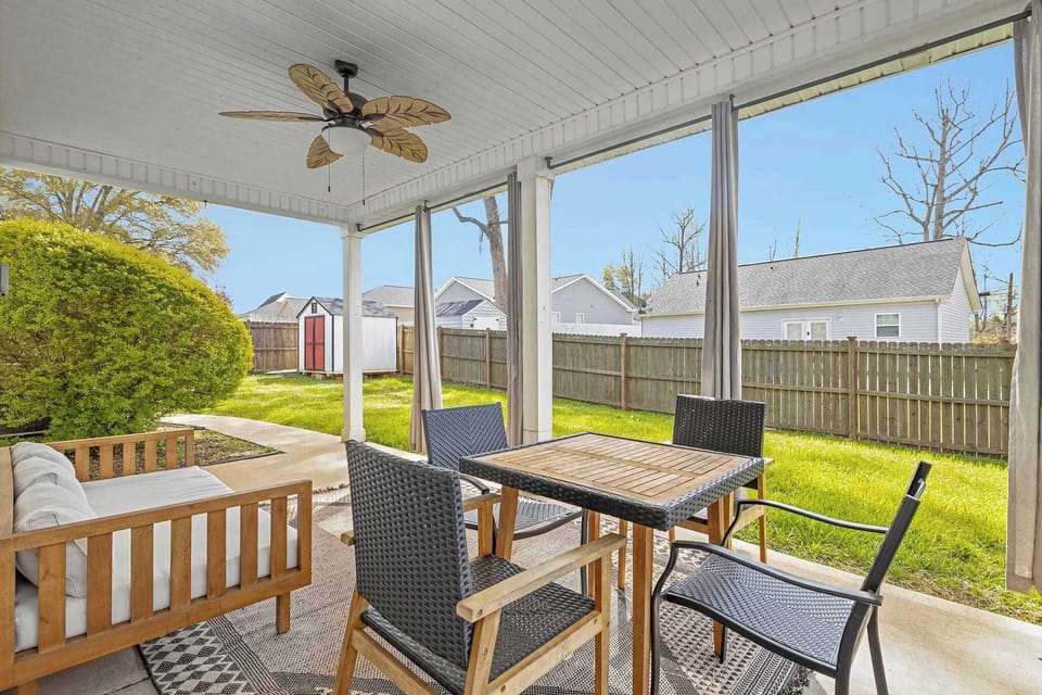 Beautiful Patio with Fenced in Yard