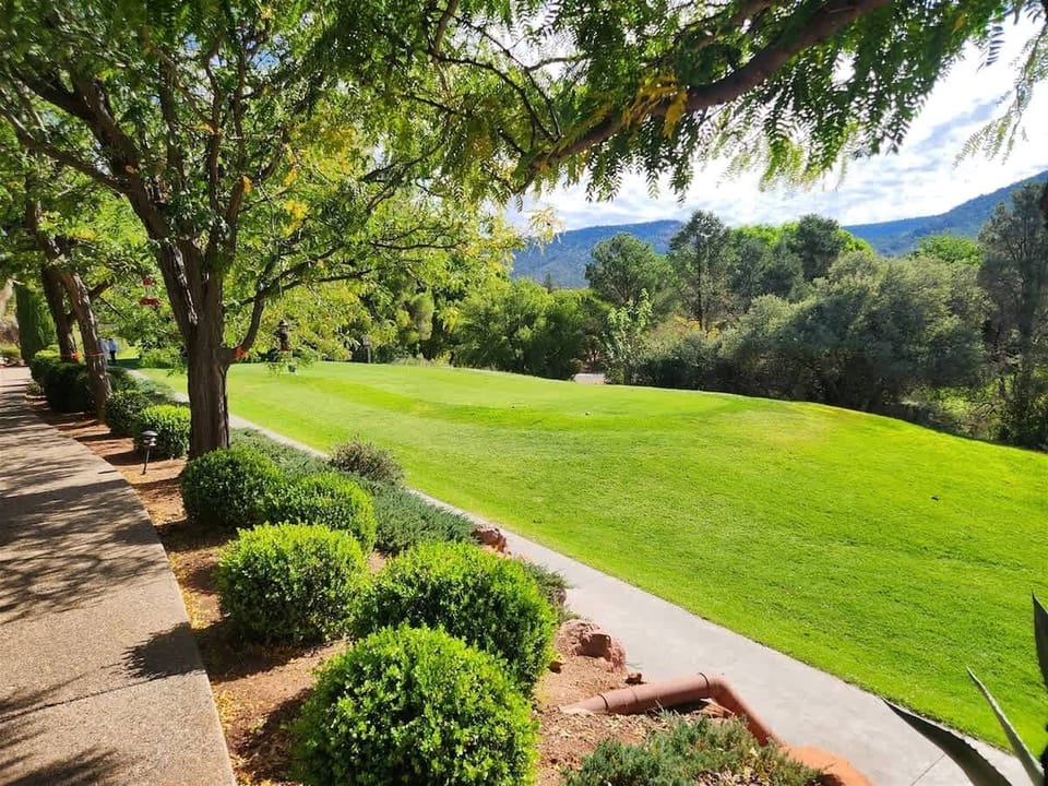 Beautiful park like setting for this single story Casita located on the 2nd Fairway.