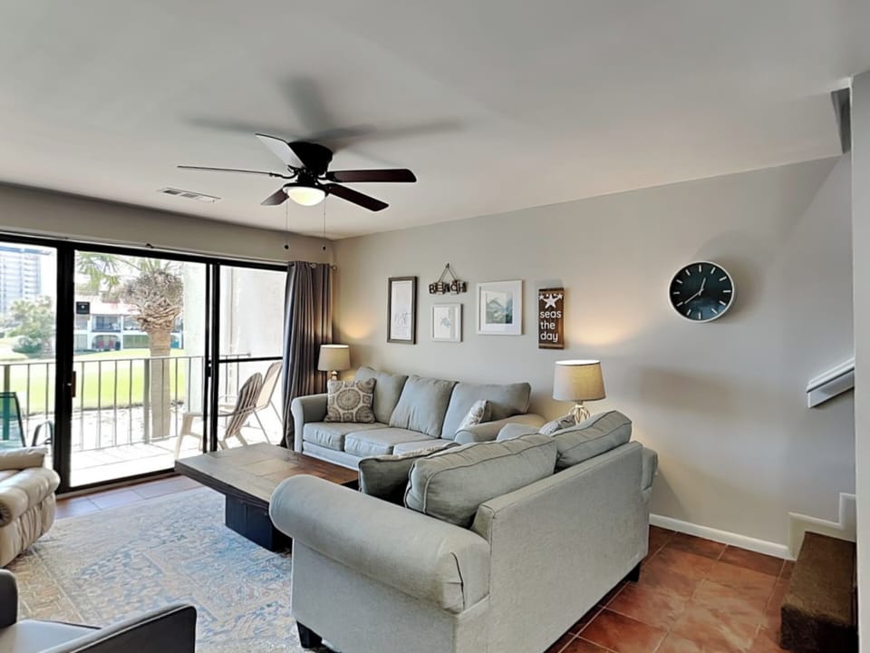 Living Area - Lakefront Balcony Access - First Floor