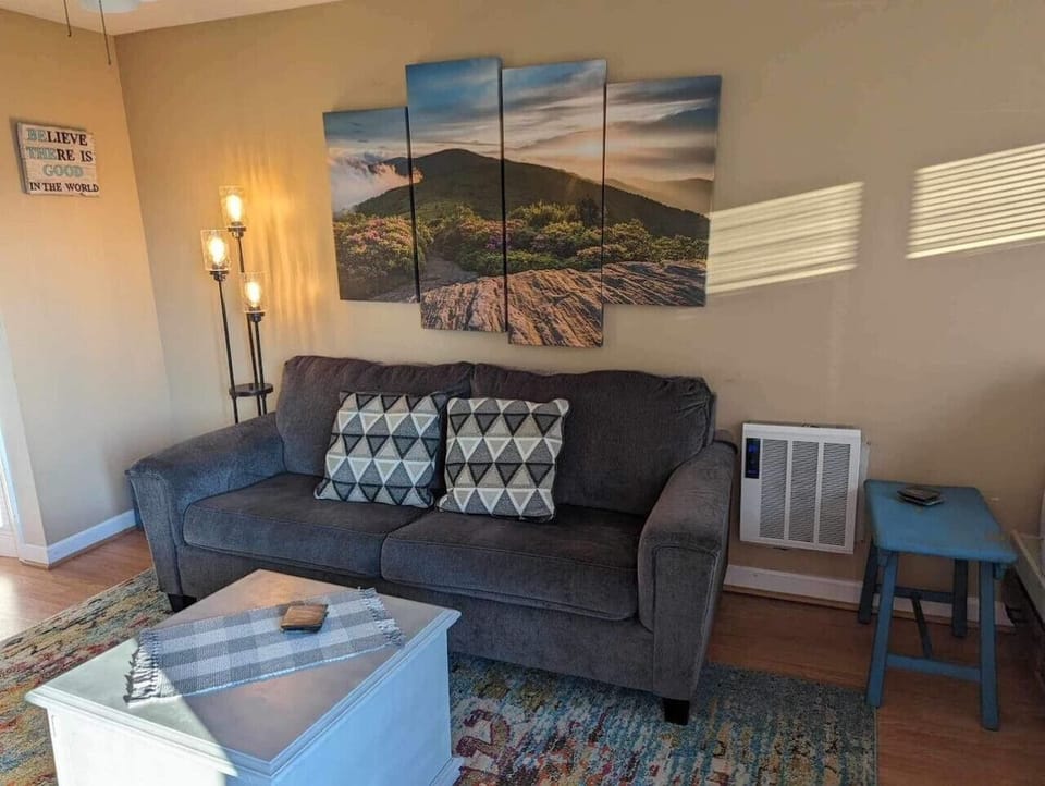 Living Room with queen pull-out sofa