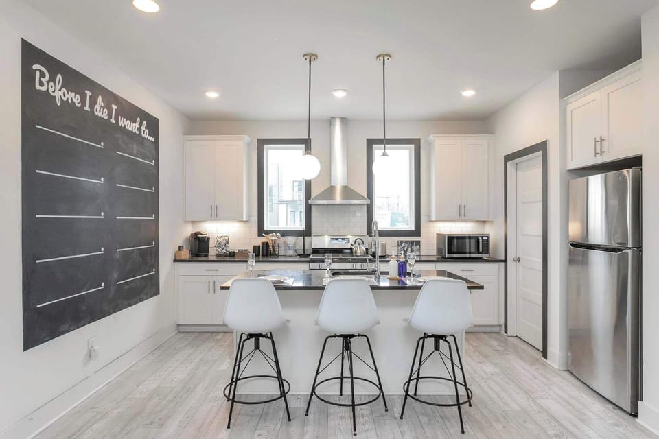 2nd Level: Fully Stocked Kitchen w/all Stainless Appliances