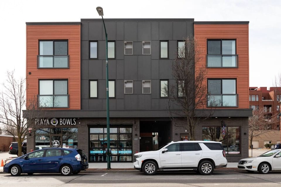 A view of the 222 Building
