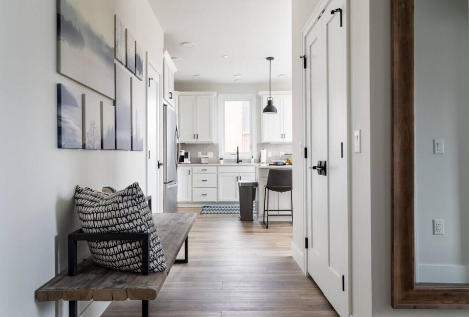 The Hallway connects the two sides of the condo together