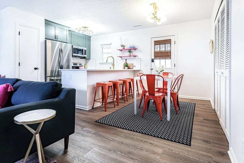 Gather, dine, and unwind—this open-concept space is made for connection.