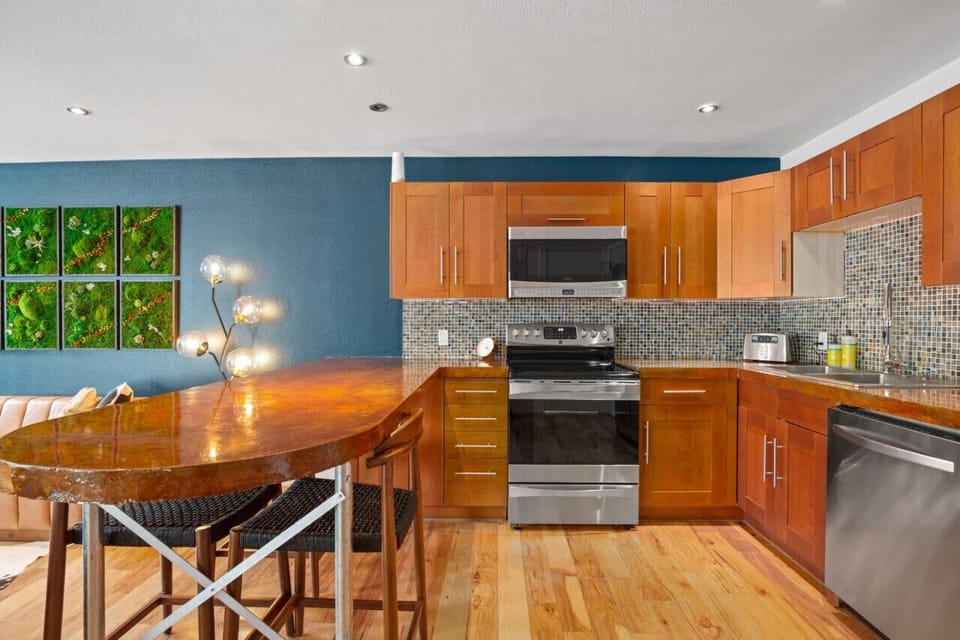 Meal prep and cook wall watching tv or entertaining your guests!