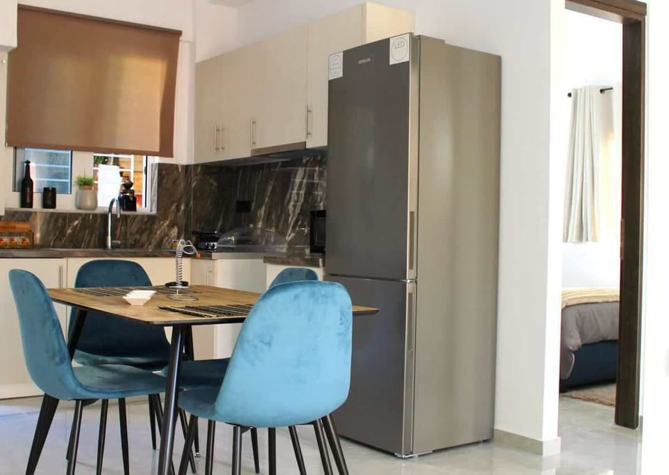 Open Kitchen and Dining Area with Modern Appliances