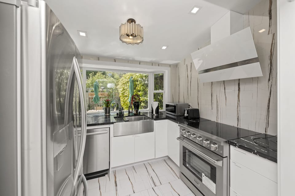 Freely use all amenities and appliances to prepare your meals.