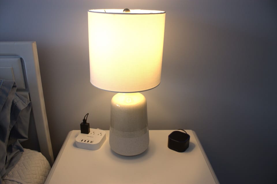 Charging station & White noise machine in each bedroom