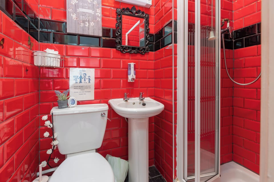 Free toiletries, hair dryer