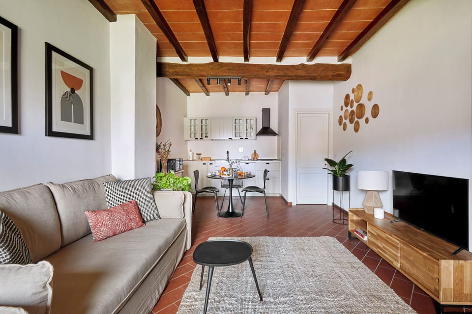 Apartment, 1 Bedroom, Kitchen, Ground Floor | Living area