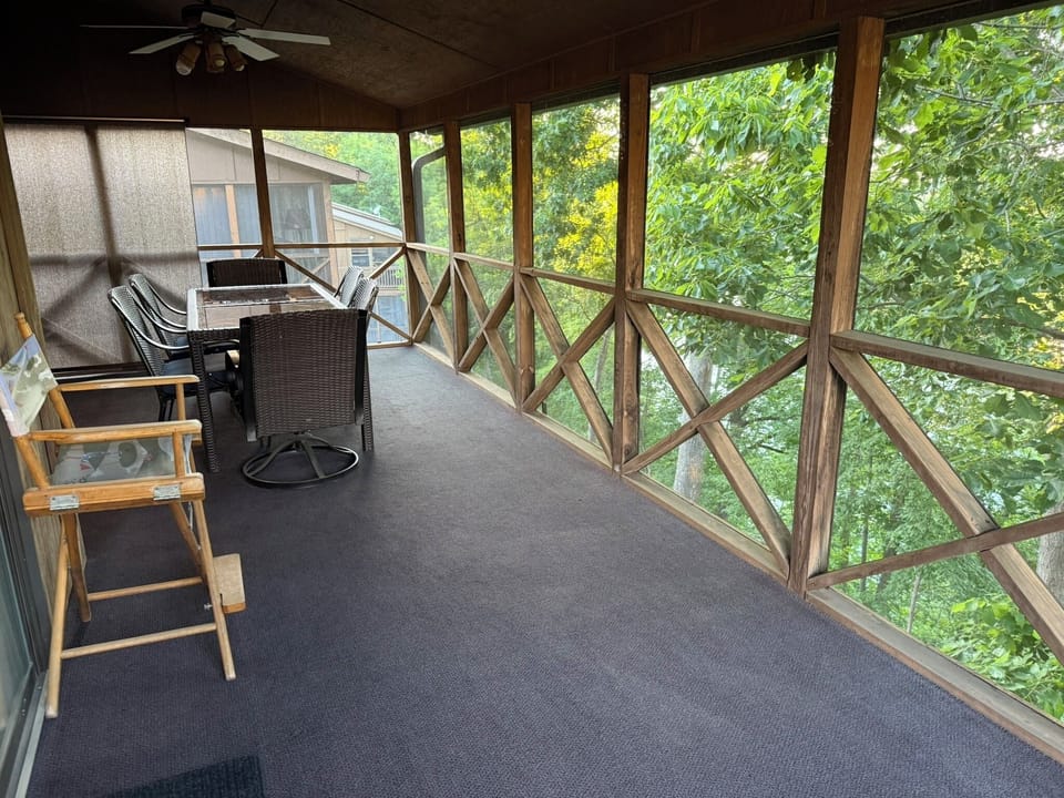 Patio during the summer
