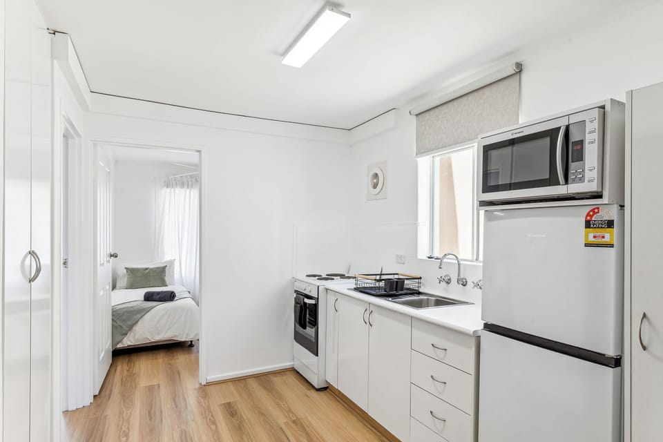 Fully ready kitchen for your comfort.  Well stocked from wine & champagne glasses plates cups pots & pans etc. 