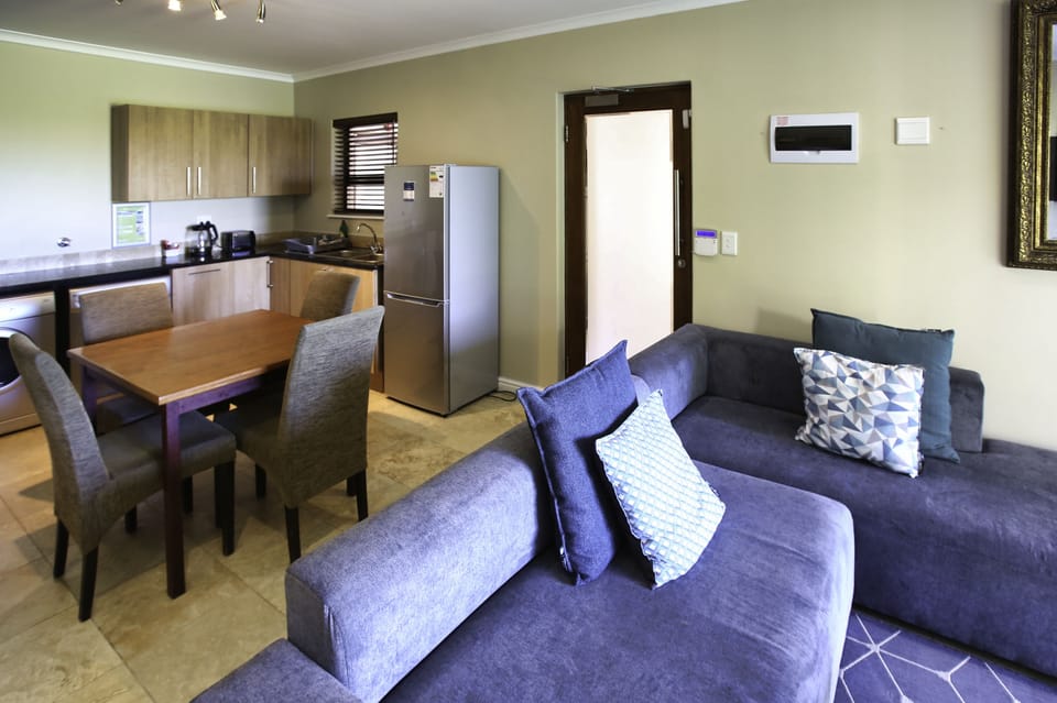 Comfort Apartment | Private kitchen | Full-size fridge, microwave, oven, stovetop