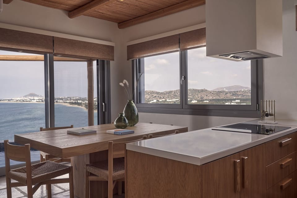 Luxury Villa | Private kitchen | Full-size fridge, microwave, oven, dishwasher
