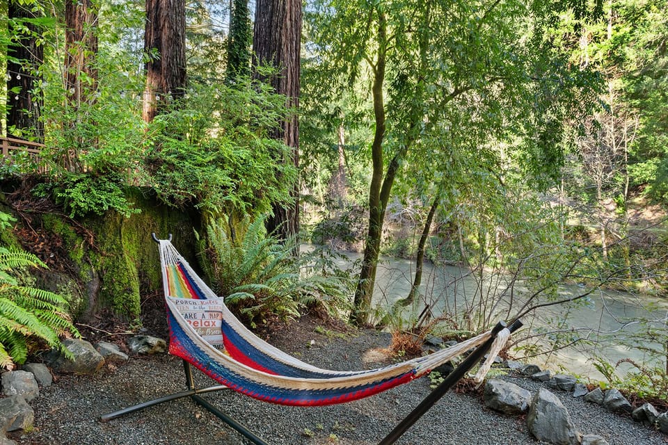 Lazy summer days are calling! Enjoy the seasonally available hammock