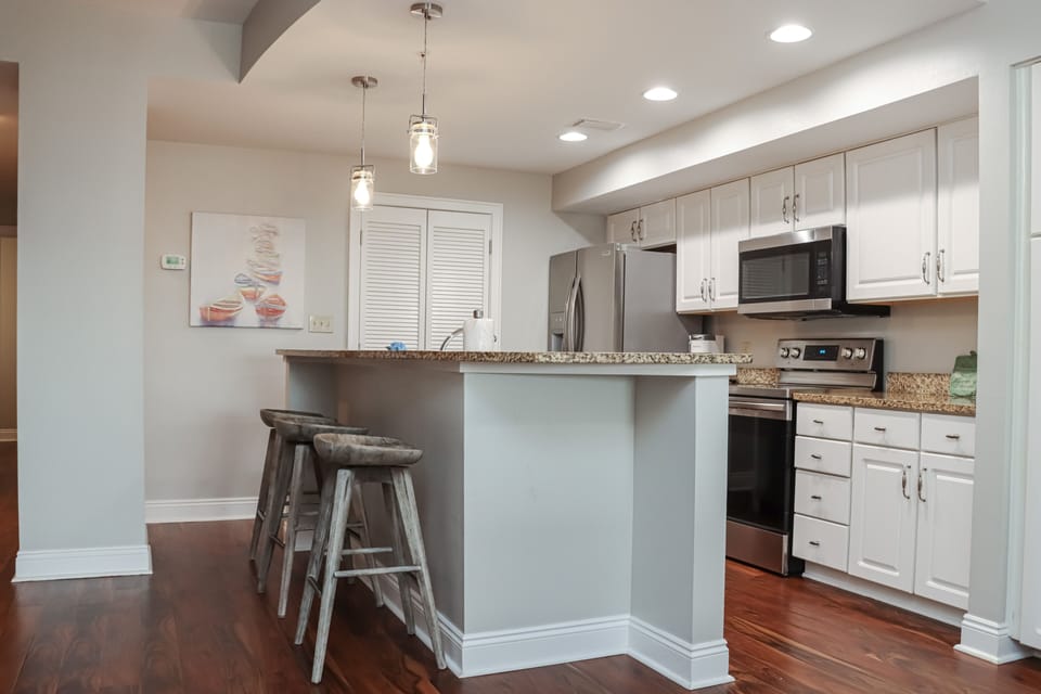 Kitchen with Bar Seating
