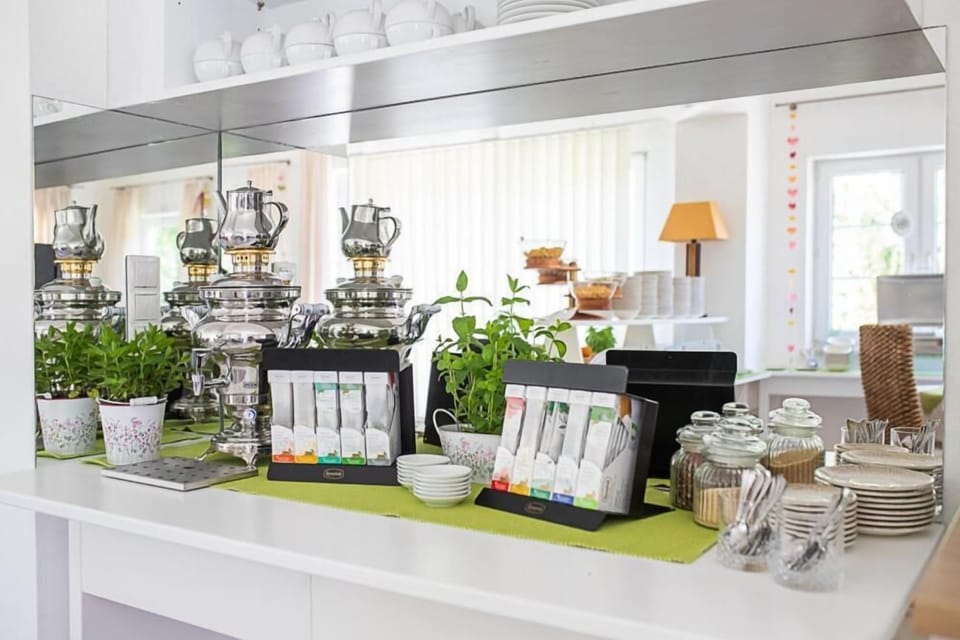 Daily buffet breakfast (EUR 18 per person)