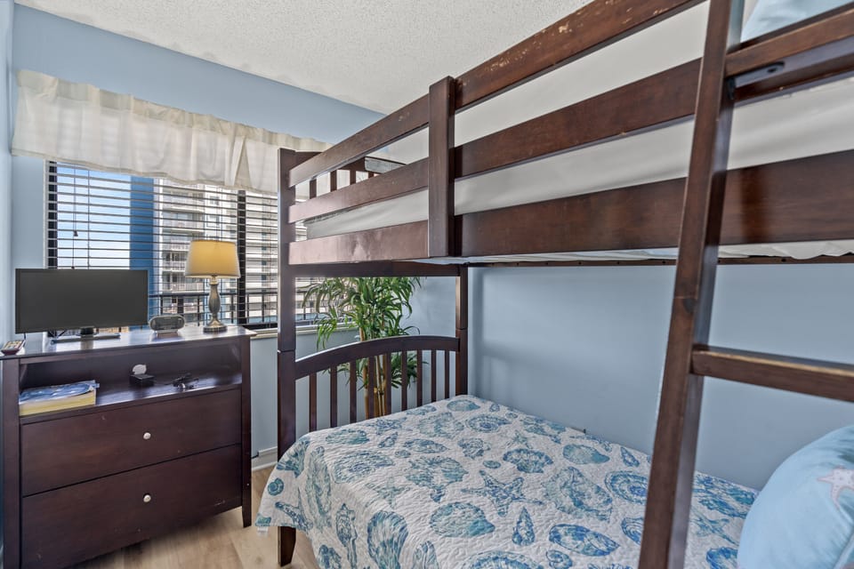 The kiddos will jump for joy to have a place of their own at the beach!