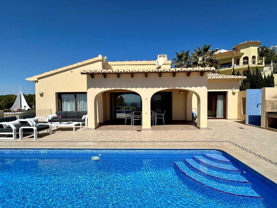 Terrace and pool