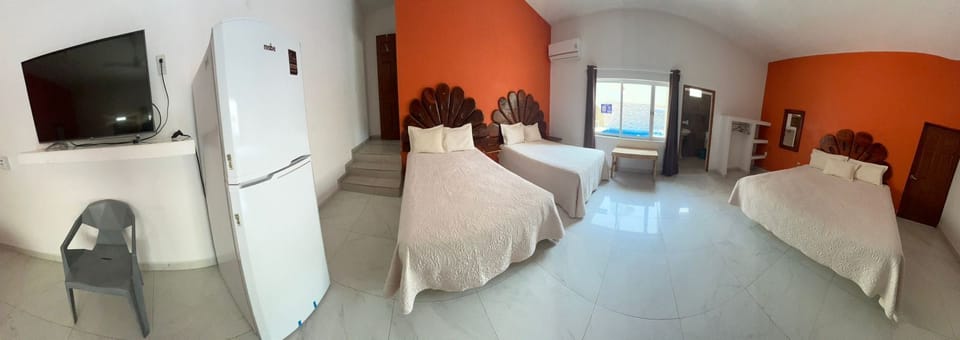 Standard Triple Room, Multiple Beds, Shared Bathroom, Courtyard View | Premium bedding, pillowtop beds, WiFi (free), individually decorated