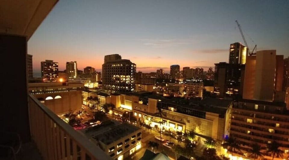 City view from patio