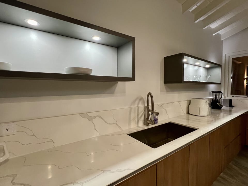 Modern fully equipped kitchen 