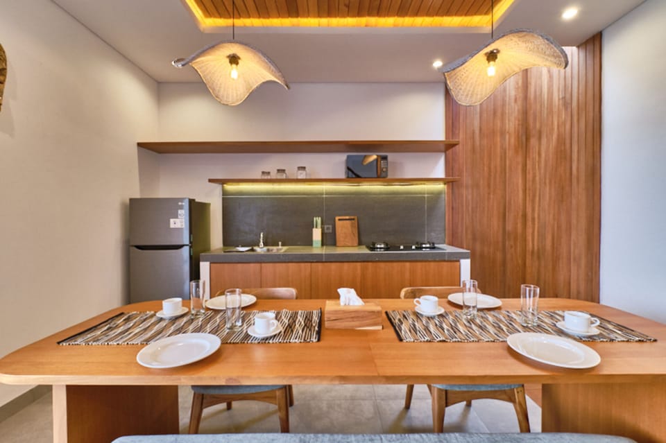 Deluxe Villa | Private kitchen | Coffee/tea maker, electric kettle