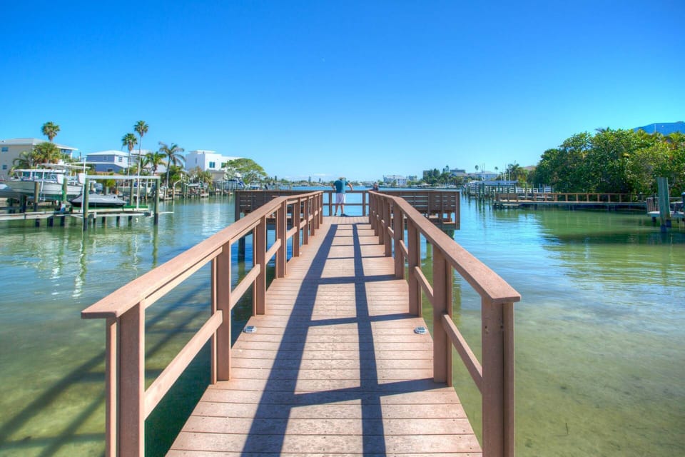 Fishing Dock On-Site and the Beach is Just Across the Street