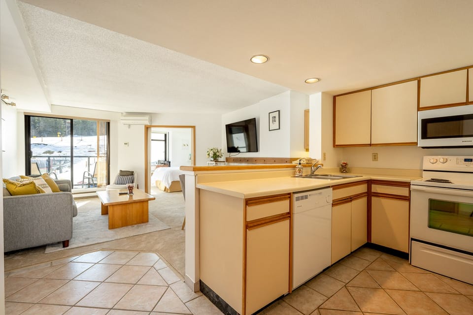 A bright and spacious two bedroom home.