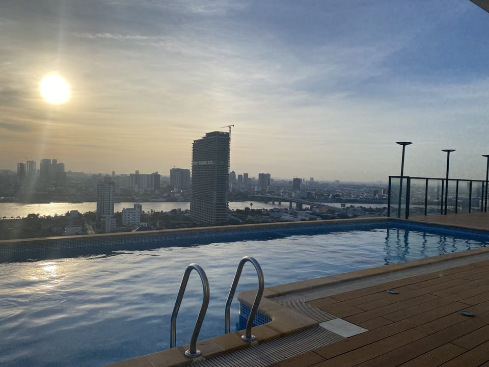 Rooftop pool